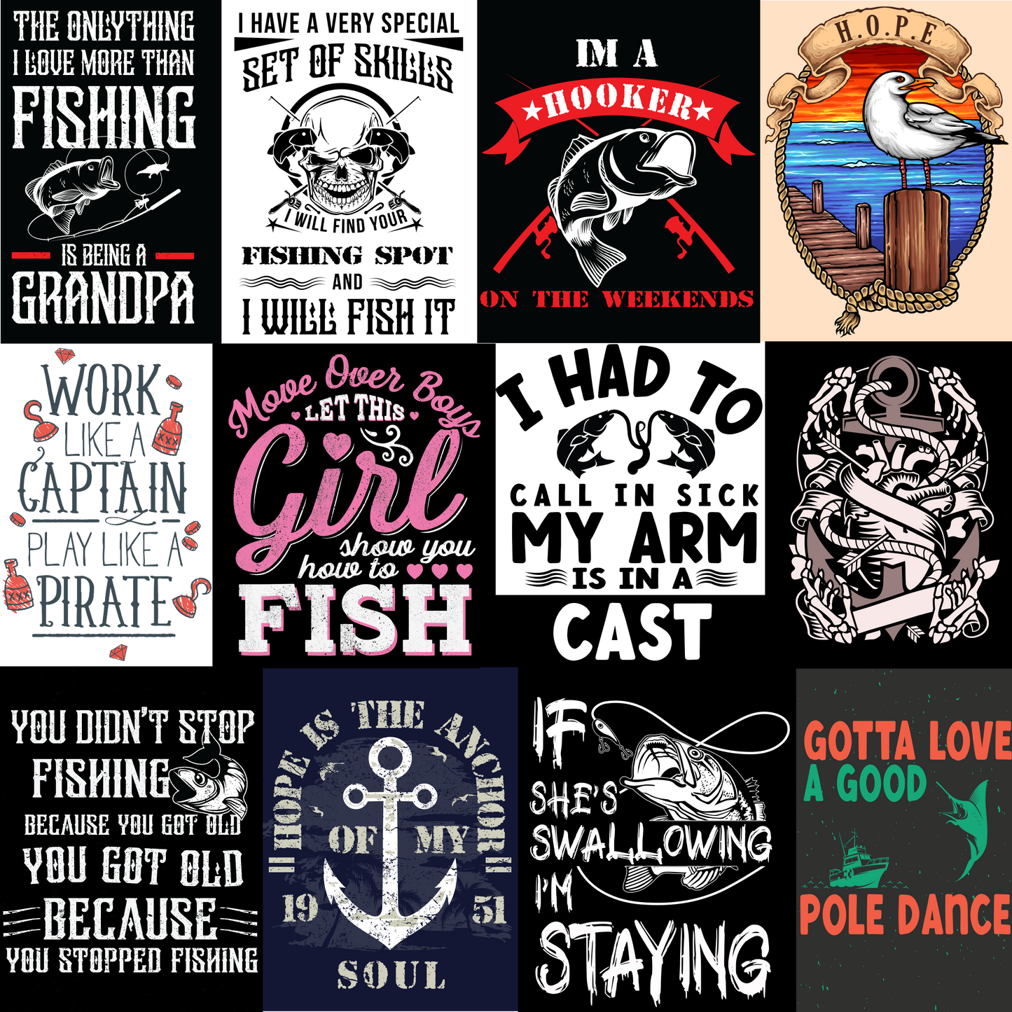 Fishing Designs Bundle